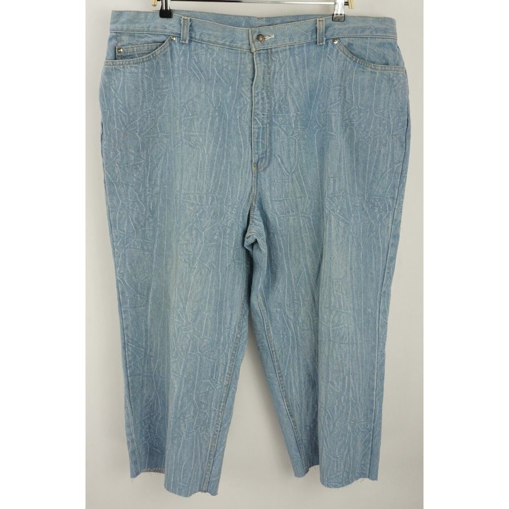 Vintage 1970's Levi's Custom White Label Men's 42 x 23 Blue Cropped Cutoff Jeans